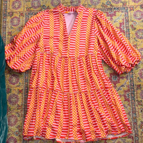 Colorful Striped Dress - Picture 2 of 2